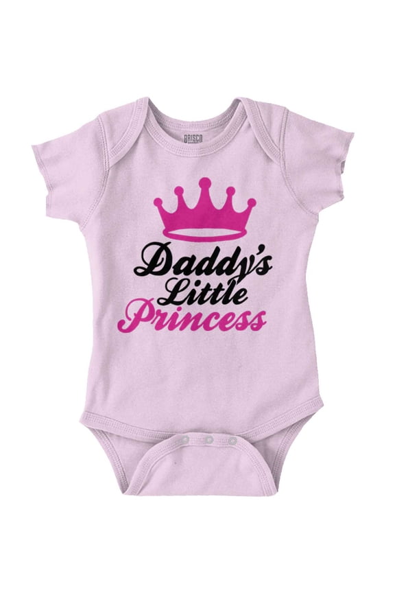 Daddy's Little Princess Girly Tiara Bodysuit Jumper Girls Infant Baby Brisco Brands 24M