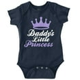 thumbnail image 1 of Daddy's Little Princess Girly Tiara Bodysuit Jumper Girls Infant Baby Brisco Brands 24M, 1 of 7