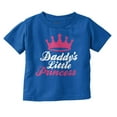 thumbnail image 1 of Daddy's Little Princess Girly Tiara Youth T Shirt Tee Girls Infant Toddler Brisco Brands 2T, 1 of 5