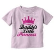 thumbnail image 1 of Daddy's Little Princess Girly Tiara Youth T Shirt Tee Girls Infant Toddler Brisco Brands 4T, 1 of 5