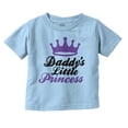 thumbnail image 1 of Daddy's Little Princess Girly Tiara Youth T Shirt Tee Girls Infant Toddler Brisco Brands 5T, 1 of 5