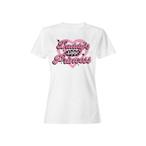 Daddy's Little Princess Heart Women's T-shirt