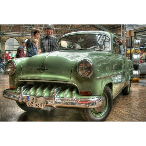 Daddy's New Car - CANVAS OR FINE PRINT WALL ART