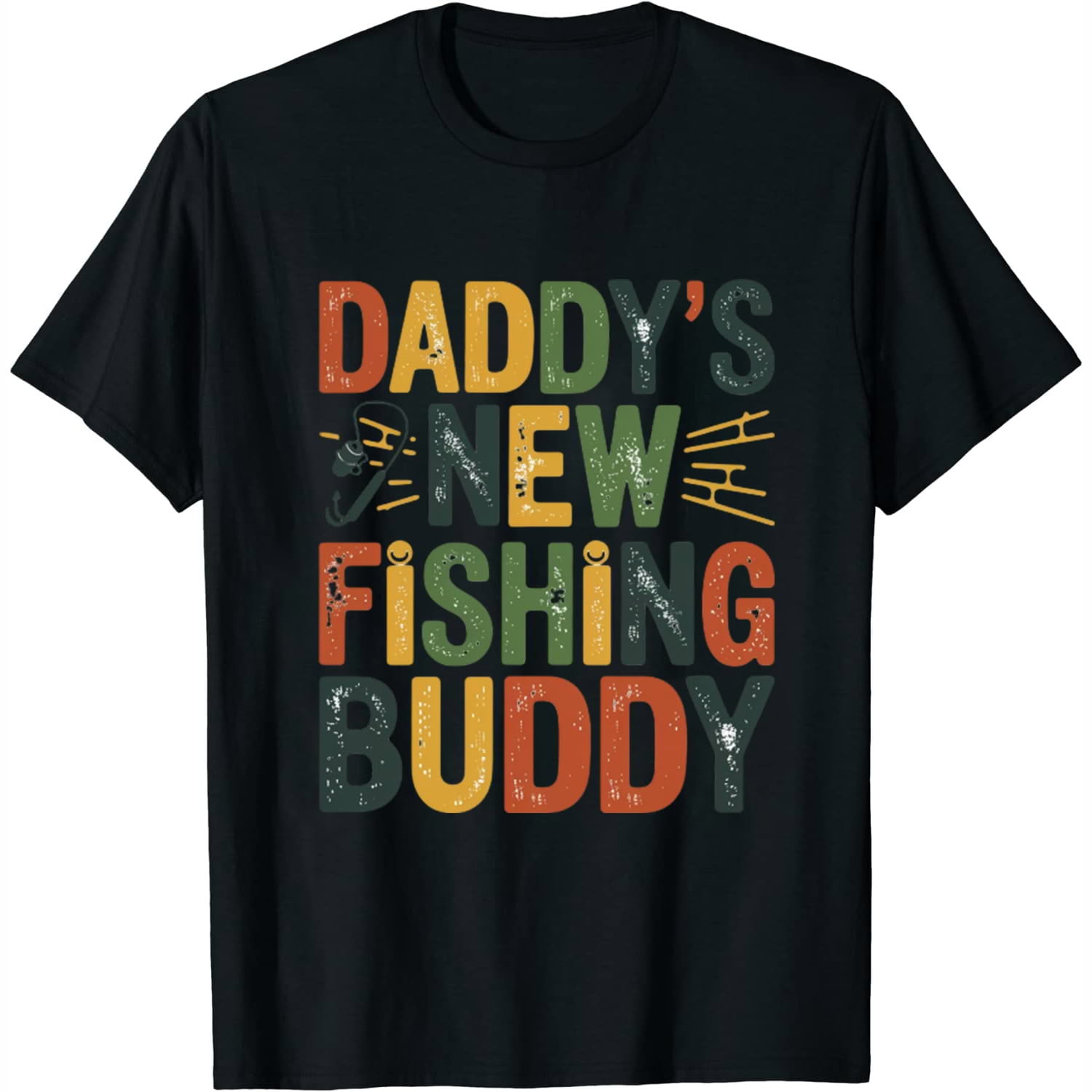 Daddy's New Fishing Buddy Mother Sport Ball T-Shirt - Walmart.com