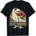 thumbnail image 1 of Daddy saurus T Rex Dinosaur Men DaddySaurus Family Matching T-Shirt, 1 of 3