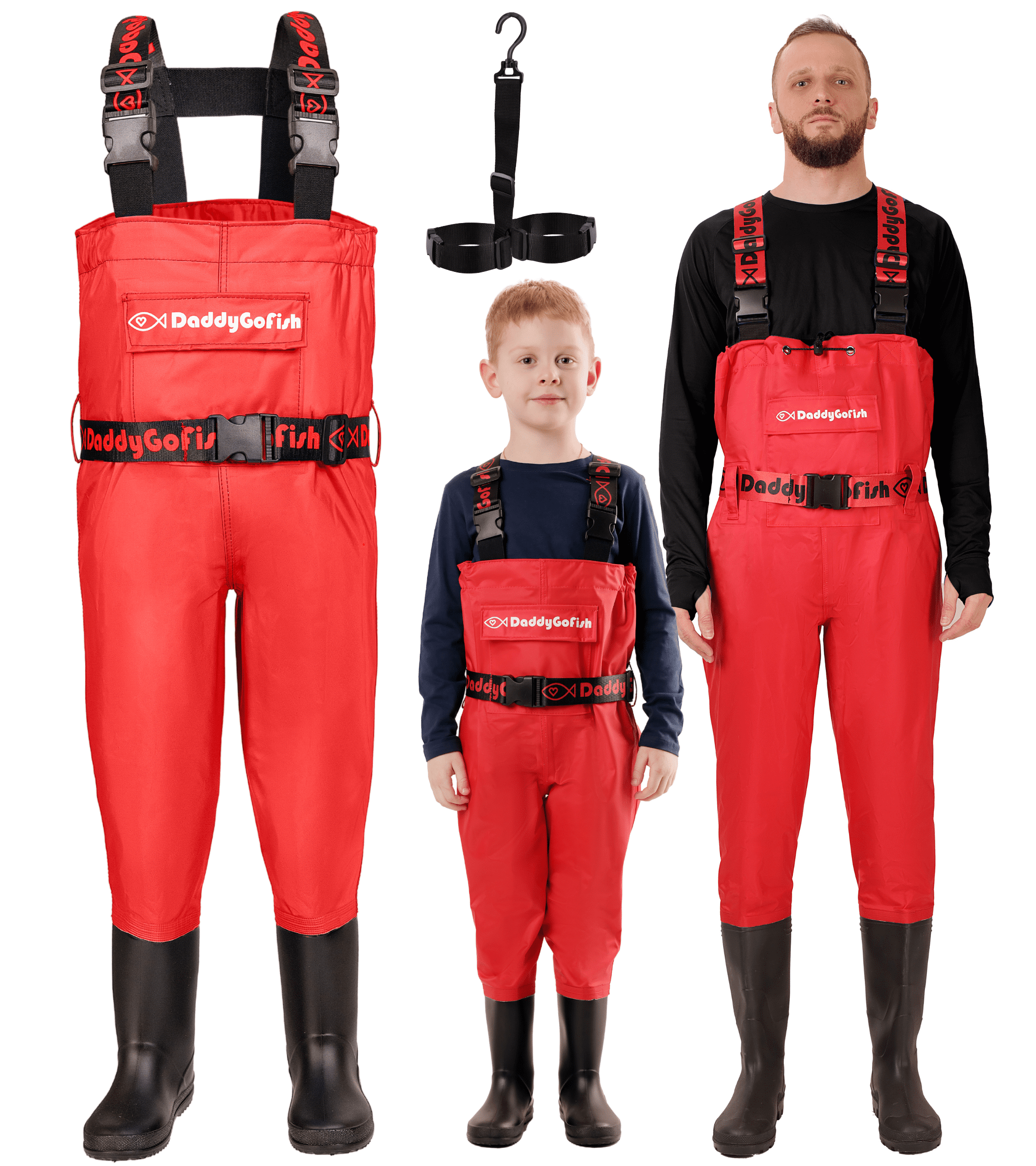 DaddyGoFish Chest Waders for Kids and Adults, Fishing and Hunting