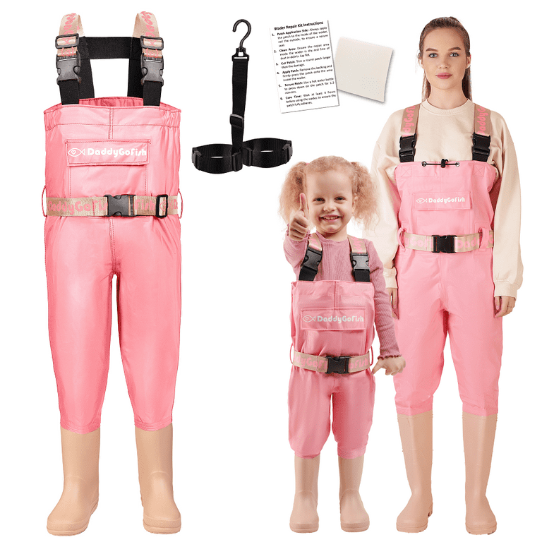 DaddyGoFish Chest Waders for Kids and Adults, Fishing and Hunting