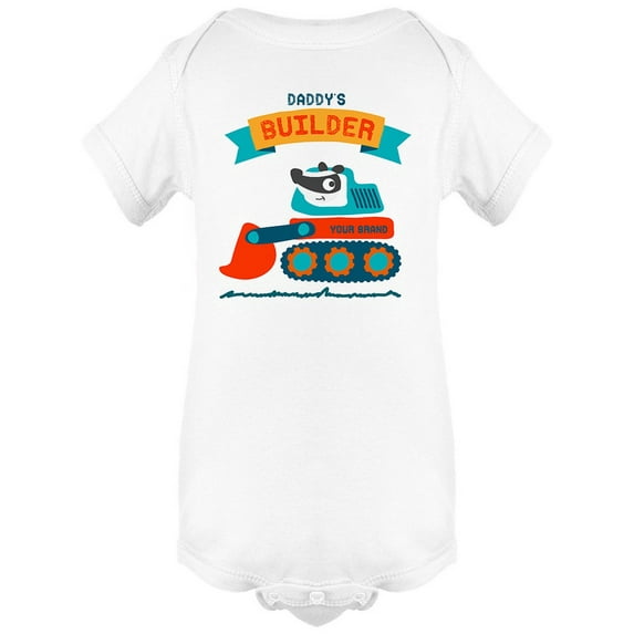 Daddys Builder Cute Animal Bodysuit Infant -Image by Shutterstock, Newborn