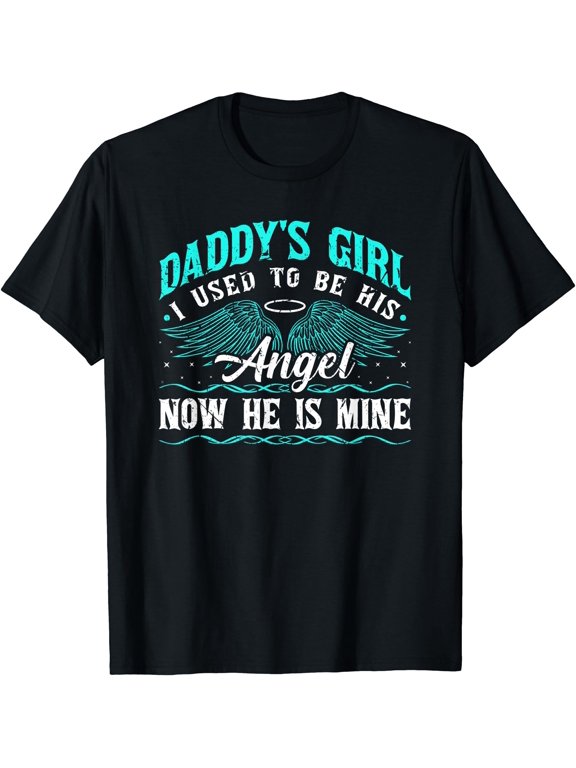 Daddys Father Loss In Memory Memorial Guardian Angel T-Shirt