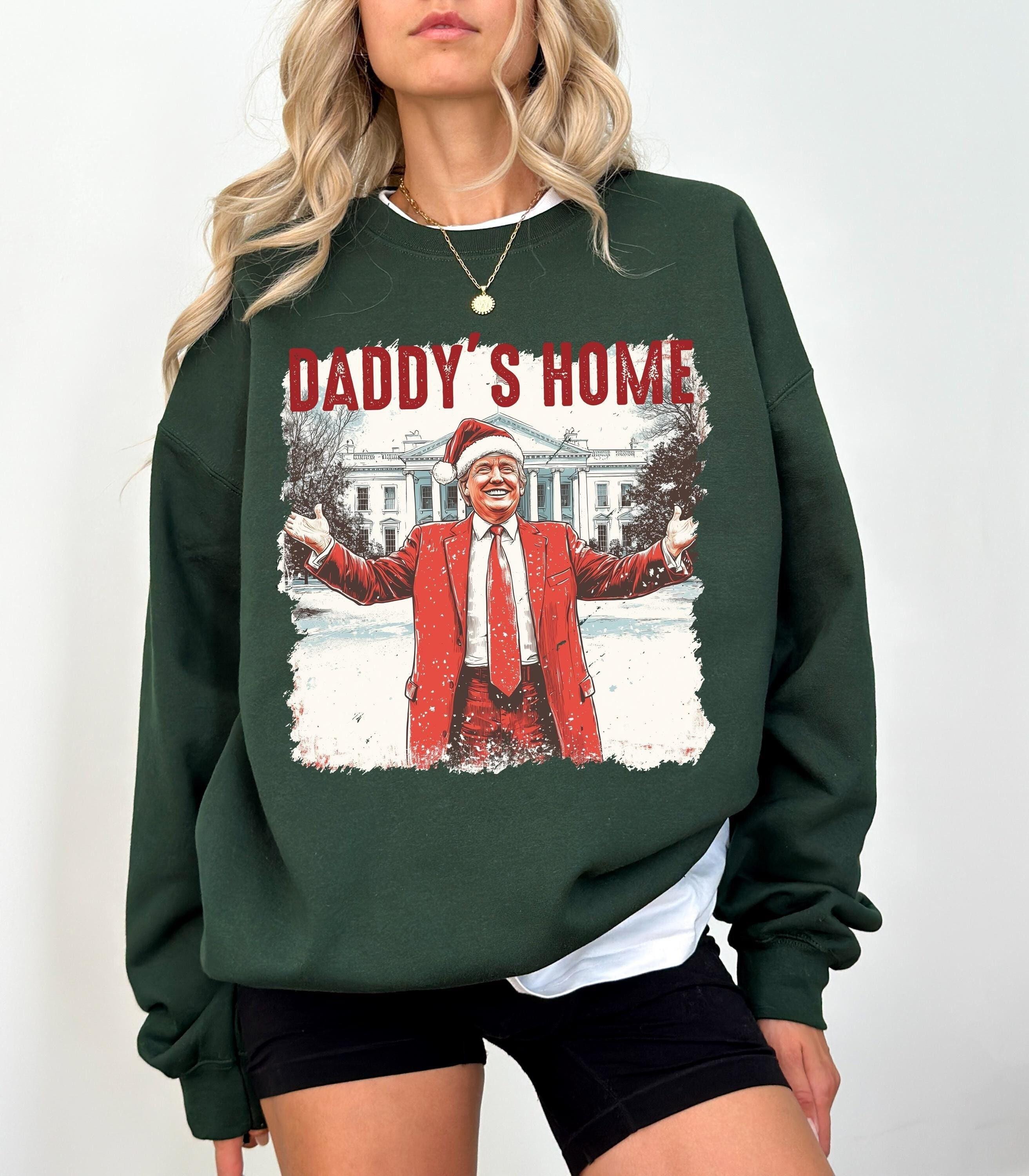 Daddys Home White House Pink 2024, Maga Supporter Election 2024 Graphic