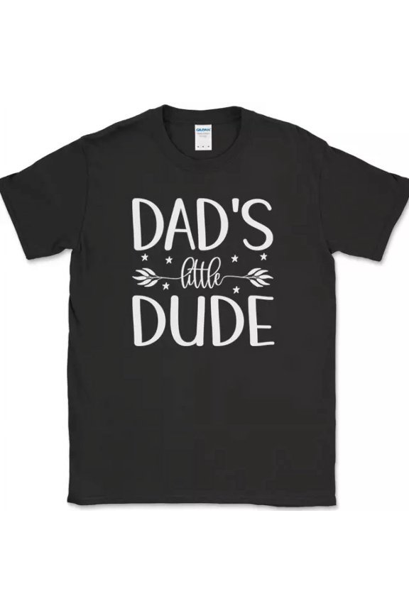 Daddys Little Dude Family Love Graphic T-shirt