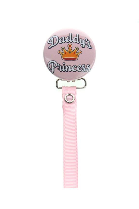 Daddys Princess Pacifier Clip