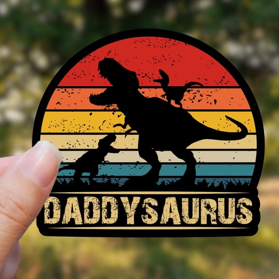 Daddysaurus Dad Papa Daddy Dad Bear Father Sticker