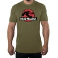 thumbnail image 1 of Daddysaurus Men's T-shirt, Funny Dad Shirts, Graphic T-shirts for Men - Olive Drab MH200DAD S24 L, 1 of 2