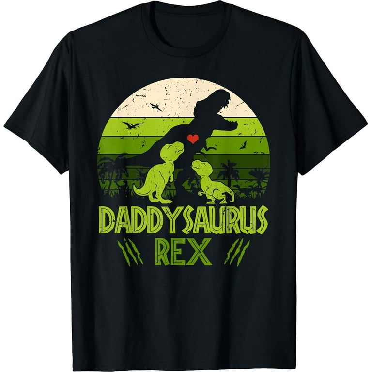 Daddysaurus Vintage Retro Sunset Tshirt Gift For Fathers Day Daddysaurus Vintage Retro Sunset Tshirt Gift For Fathers Day