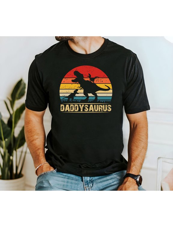 Daddysaurus Shirt, Dinosaur Dad Shirt, Funny Dad T-Shirt, Father's Day Shirt, Gift for Daddy, Dino Vintage Shirt, Funny Daddy Saurus Shirt