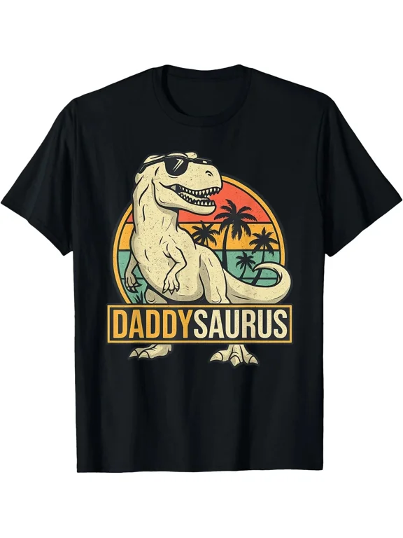 Daddysaurus T-Rex – Funny Dinosaur Daddy Family Matching Unisex T-Shirt