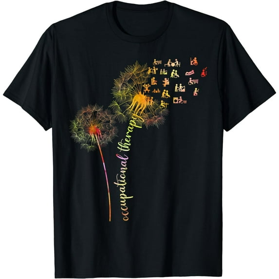 Dadelion Flower Occupational Therapy Costume OT Therapist T-Shirt