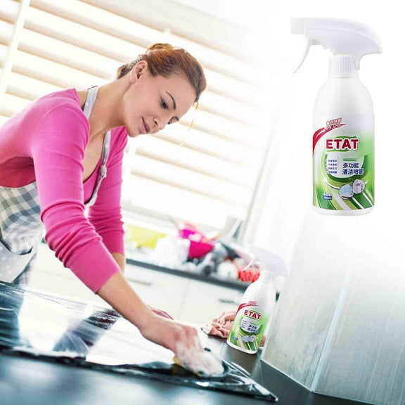 Dademeo 10.56 FL.OZ Multifunctional Household Spray Cleaner for Refrigerators Heavy Oil Stain Remove,Floor Cleaners Degrease Agent for Stubborn Grease Grime Cleaning