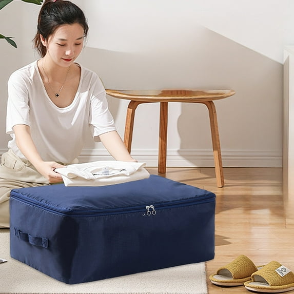 Dademeo Up to 50% off Clearance! Large Storage Bags Handles,Heavy Duty Reusable under Bed Storage Containers with Clear Window for Wardrobe Toys Quilt Clothes Organizer