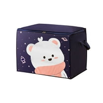 Dademeo Large Toy Storage Bags,Collapsible Dust Resistant Large Storage Containers with Sturdy Zippers for Blankets Pillows Stuffed Animals Clothes Organizer