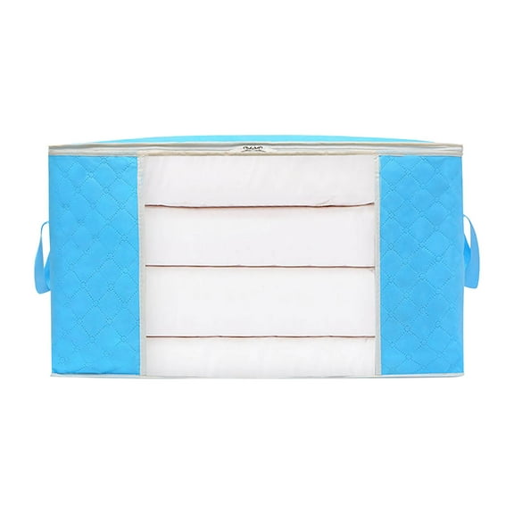 Dademeo Storage Bags for Clothes under Bed,under Bed Collapsible Heavy Duty Storage Bins with Carry Strap for Luggage Blankets Duvet Covers Pillows Organizer