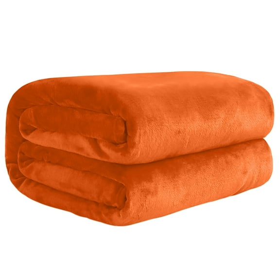 Dademeo Under $20 Comforters for Twin Beds Adult Queen Fleece Blankets Solid Color Coral Fleece Blanket Fleece Blankets Twin Size Super Soft Throw Blanket Super Soft Orange
