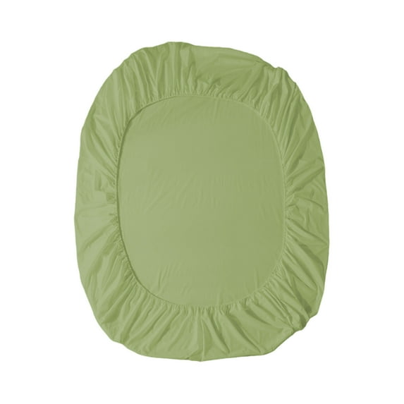 Dademeo Clearance Under 25 Queen Mattress Encasement Bed Bugs Cotton Percale Fitted Sheet,Queen Size Fitted Sheet Deep Pocket,Fully Elasticated,Crisp Cool Breathable Soft Fabric Green 220X180X0.5Cm