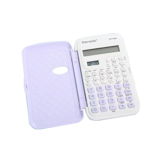 Dademeo Math Calculator Calculus Mini Calculator Cover 10 Digits Big Buttons Large Lcd Display Operated Portable Student Finance Desktop Calculator office Purple 15*8.5*1.1Cm Recent Orders