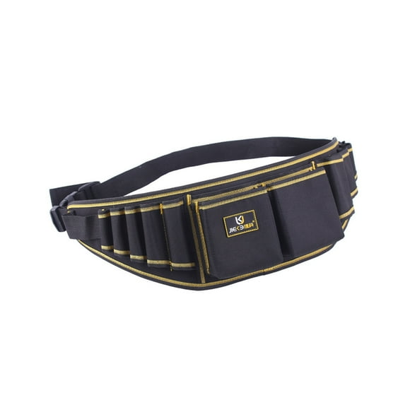 Dademeo Reduced Price Tool Belt for Electrician, Carpenter, Construction Worker-Adjustable Utility Tool Belt,Waist Pouch, Bag Lid, Hammer Holder-Rope Belt, Garden Apron
