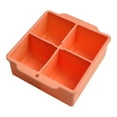 thumbnail image 1 of Dadiaei 4-Cup Silicone Freezing Tray Big Ice Cube Mold for Soup & Meal Prep Easy Release Leftovers Broth Food Freezer Container, 1 of 4