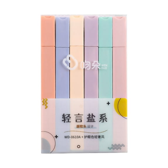 Dadiaei 10ml Pastel Highlighters Bible Highlighters no Bleed Cute Markers Assorted Colors Highlighters Aesthetic Stuff for Bible Study Classoom Supplies