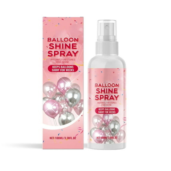Dadiaei 3.38 oz Balloon High Shine Spray for Latex Balloons - Balloon Spray Shine for an Elegant Hi Gloss Finish in Minutes - Specially Formulated Balloon Glow Spray