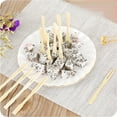 thumbnail image 1 of Dadiaei 80 Pcs 9 cm Bamboo Skewers - Flat Wide Paddle Wooden Toothpicks for Cocktails, Marshmallows, Fruit, BBQ, Grilling, Yakitori, Fondue, Appetizers, Drinks, Roasting, Barbecue, 1 of 8
