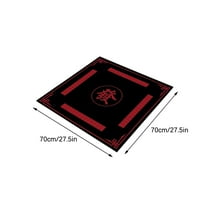 Dadiaei "Anti-Slip Mahjong Mat, 70cm Noise-Reducing Table Mat for Mahjong, Poker, Domino & Tile Games, Durable Game Tablecloth for Card & Board Games"