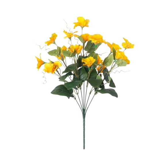 Dadiaei Artificial Shrub Althea Flower Outdoor Garden Spring Collection for Home Decor and Wedding Photography Reusable No Maintenance Floral Props