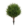 thumbnail image 1 of Dadiaei Artificial Cedar Topiary Ball Trees with Ground Spike, UV Resistant Artificial Shrubs, Faux Evergreen Plant Fake Bushes for Indoor Outdoor Front Porch Garden Decor, 1 of 7