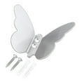 thumbnail image 1 of Dadiaei Butterfly Coat Hooks, Stainless Steel Wall Mounted Hooks for Bathrobe & Towels, Decorative Animal Hangers for Bedroom, Bathroom & Home Decor, Durable Metal Hanging Rack Hooks, 1 of 3