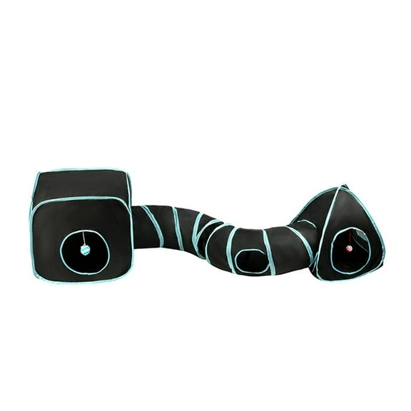 Dadiaei Cat Toy, Interactive Tunnel, Foldable Tent, Pet Playtime, Indoor Cat Activity, Cat Exercise, for Cats and Kittens, Fun Play Area, Engaging Cat Toys, Easy to Store Cat Tunnel