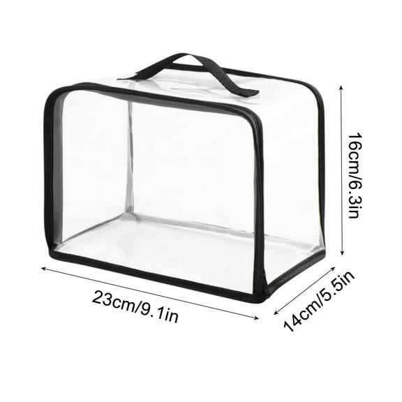 Dadiaei Clear Zippered Storage Bags for Sweaters, Sheets, Pillows & Clothes - PVC Plastic Organizer Bags with Label Pockets for Closet & Linen Storage