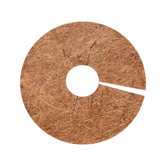 Dadiaei Coconut Fiber Tree Protector,Coco Coir Plant Mat,Tree Ring Soil Cover,Natural Mulch Disc for Indoor Outdoor Plants,Landscaping,Garden,Yard,Flower Bed,Tree Base Protection