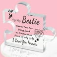 thumbnail image 1 of Dadiaei Cute Engraved Acrylic Block Puzzle Piece Gift for Mom, Father, Mum - Adorable Christmas, Mothers Day, Retirement Gift Idea from Son, Daughter - Fun Fancy Decoration Piece, 1 of 3