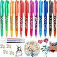 thumbnail image 1 of Dadiaei Erasable Pen Set, Ballpoint Pen, Writing Pen - Erasable Ballpoint Pen Color Erasable Neutrals Pen Black Erasable Pen Painting Pen 20ml for Smooth Writing and Drawing, 1 of 4