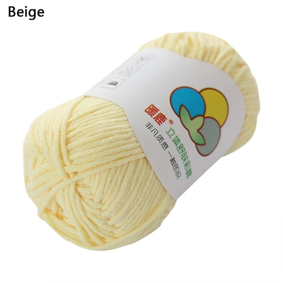 Dadiaei Soft Yarn for Knitting & Crochet, 5 Strands Long Wool Yarn for Scarves, Sweaters, Shawls, Hats, Garments & Craft Projects, Ideal for DIY Knitting & Crocheting Enthusiasts