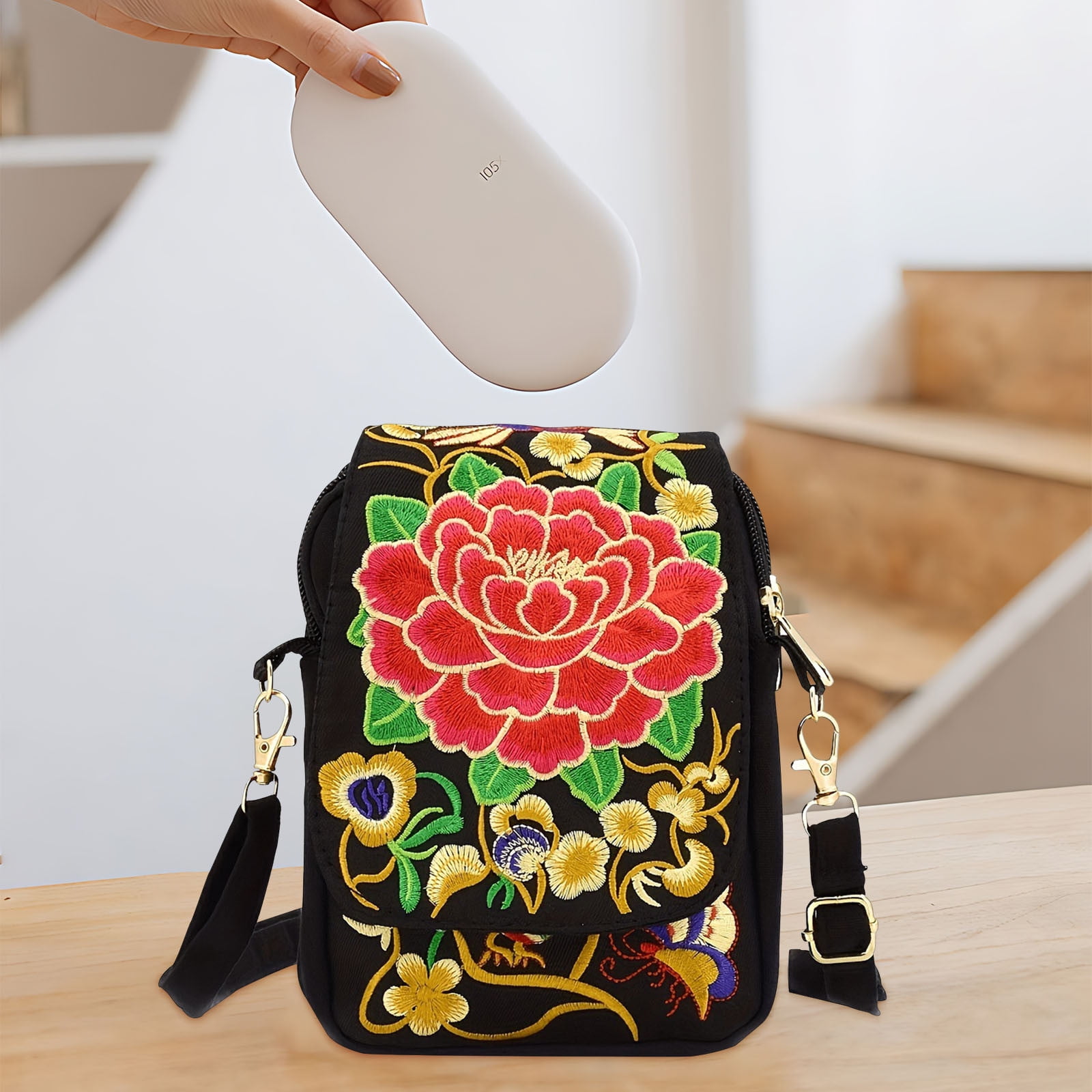 HUFFA Lady Cell Phone Bag Crossbody Shoulder Wallet