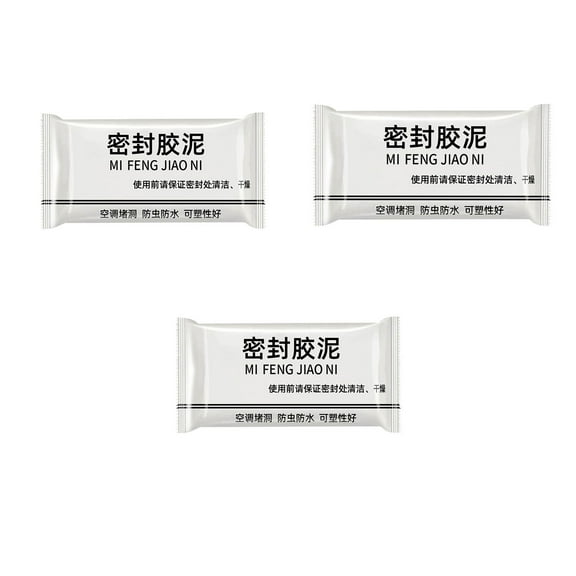 Dadiaei Waterproof Duct Seal Repair Clay - Moldable Silicone Putty for Pipe Connections, Wall Holes, Air Conditioning, and Leak Fixes - Quick Mending Mud, White, Durable & Easy to Use