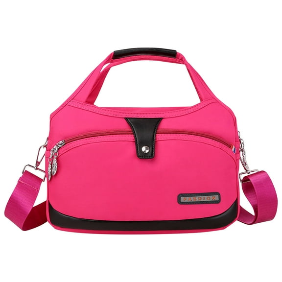 Dadiaei Women Shoulder Handbag Roomy Multiple Pockets Bag Ladies Crossbody Purse Fashion Tote Top Handle Satchel, Nylon Crossbody Bag with Anti theft Pocket, Travel Purses and Handbag