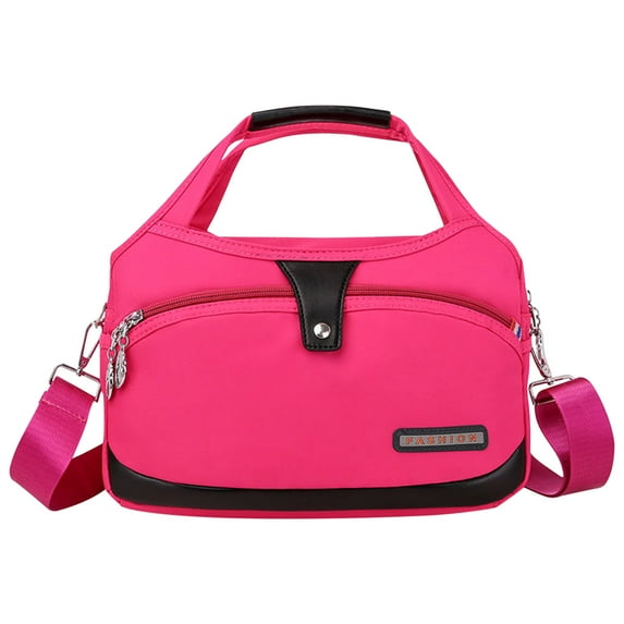 Dadiaei Women Shoulder Handbag Roomy Multiple Pockets Bag Ladies Crossbody Purse Fashion Tote Top Handle Satchel, Nylon Crossbody Bag with Anti theft Pocket, Travel Purses and Handbag