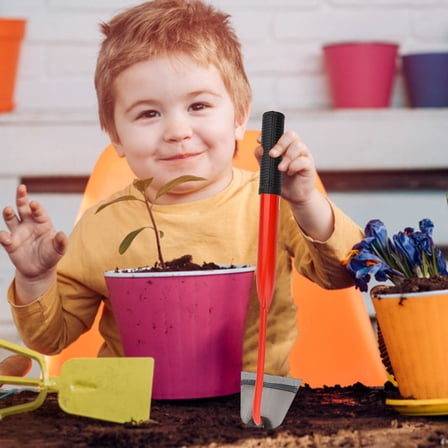 Dadiaei Hand Hoe Tiller Cultivator Tool Stainless Steel for Ultimate Strength Rust Resistant Ergonomic Handle Great for Gardening Digging Tilling Planting Cultivating Loosening