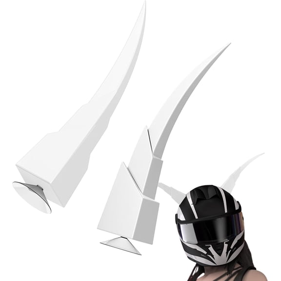 Dadiaei Helmet Decoration Corner Simulation Demon Super Cool Funny Motorcycle Car Helmet Corner Suction Cup Cozy Home Decor for Living Room and Bedroom, A